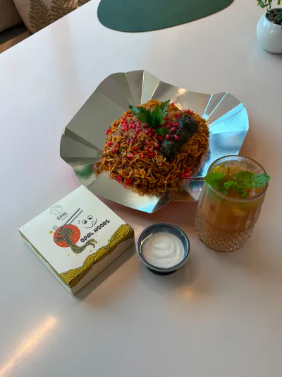 Opal noods+ ice tea